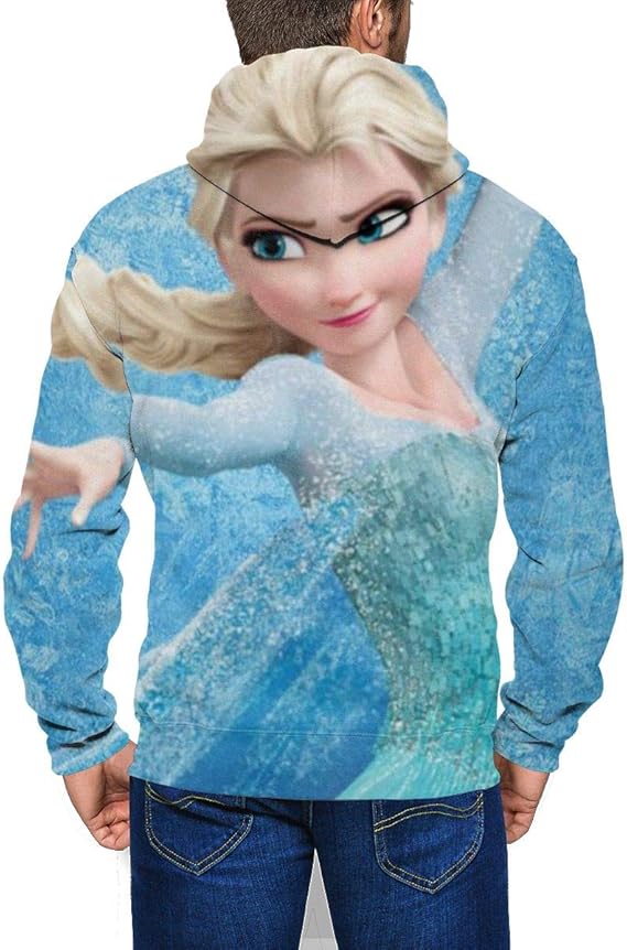 Amazon Co Jp メンズ アナと雪の女王 4 パーカー 長袖 3dプリント 創意デザイン 厚手服 コートファッション ヒップホップ 面白い フード付き スウェット春秋冬服 服 ファッション小物