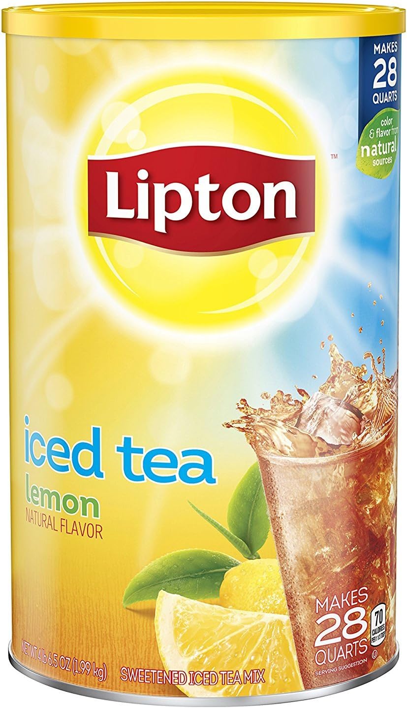 Lipton Iced Tea Mix, Lemon 28 qt(Pack of 2) by Lipton Amazon.ca Grocery
