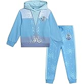 Disney Frozen Girls Pants Set - 2 Piece Elsa Hoodie Sweatshirt and Jogger Sweatpants - Princess Outfit for Girls & Toddler