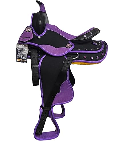 Housse De Selle Western Complète Tough-1, Nylon épais, Couleur Violette