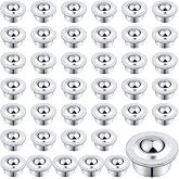 AOKLIT 5/8" Roller Ball Transfer Bearing, 40PCS CY-15H Ball Bearing Rollers | Carbon Steel Ball Transfer Bearing Casters Universal for Conveyor, Transmission, Load Capacity 44lbs