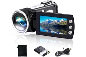 Rawiemy Kids Video Camera Camcorder 1080P 36MP Video Recorder Vlogging Camera for YouTube TikTok Digital Camera Recorder Kids Camcorder with 2.8" LCD Screen,8X Digital Zoom for Teens Beginners