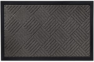 Gorilla Grip All-Season WeatherMax Doormat, Durable Natural Rubber, Stain and Fade Resistant, Low Profile, Indoor Outdoor Doo