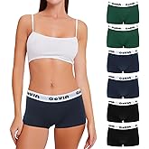 Uizuooy Womens Boxer Underwear Comfortable Full-Coverage Boyshort Cotton Boxer Briefs