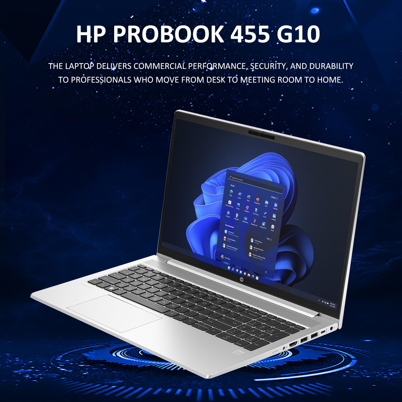 HP ProBook 455 G10 Business Laptop (15.6