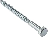 Forgefix M8 x 100 Coach Screw Hex Head Zinc Plated 10 Pack DIN 571