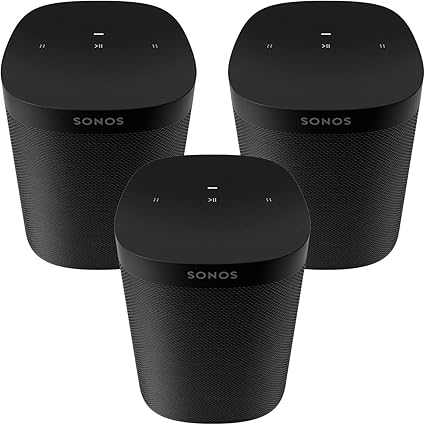 three room set with sonos one
