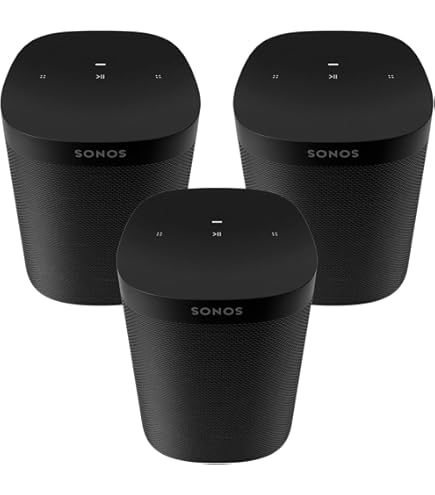 お*か様 Sonos One SL ブラック 本体 Sonos One SL - Microphone-Free Home Stereo Smart Speaker, Wireless