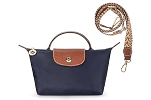 DOMAT Crossbody Bag for Women, Chic Lightweight Purse with Leather Top-handle, Compact Clutch Bag, Shoulder Handbag