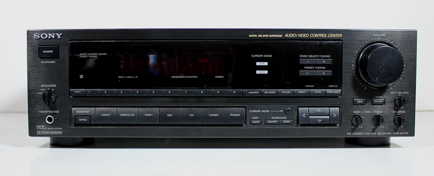 Sony STR-AV770X Audio/Video Component Stereo Receiver Fm Stereo/ FM-AM  Receiver: Amazon.ca: Electronics