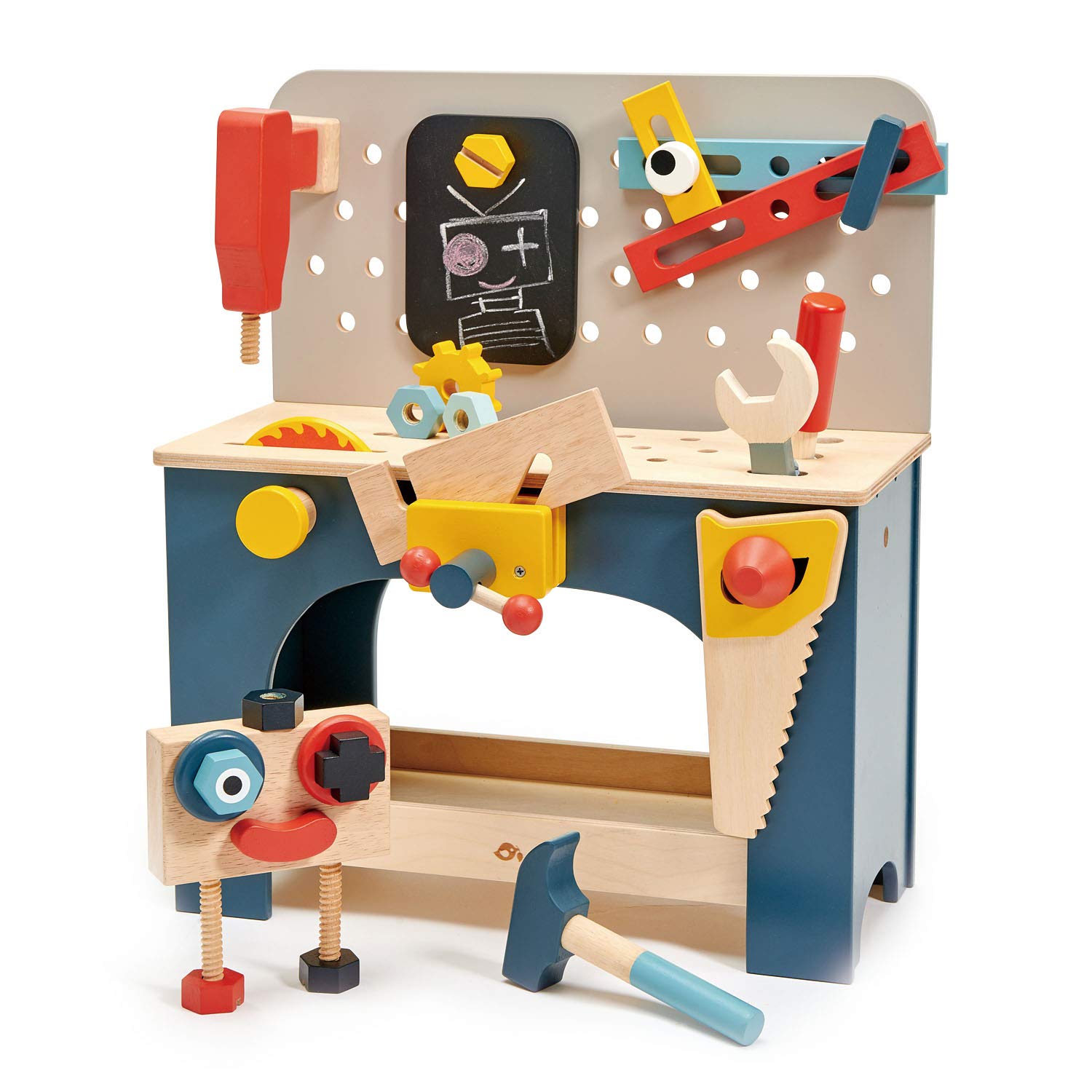Tenderleaf toys Engaging Pretend Play Tools Workstation for Kids' Learning (Table top)