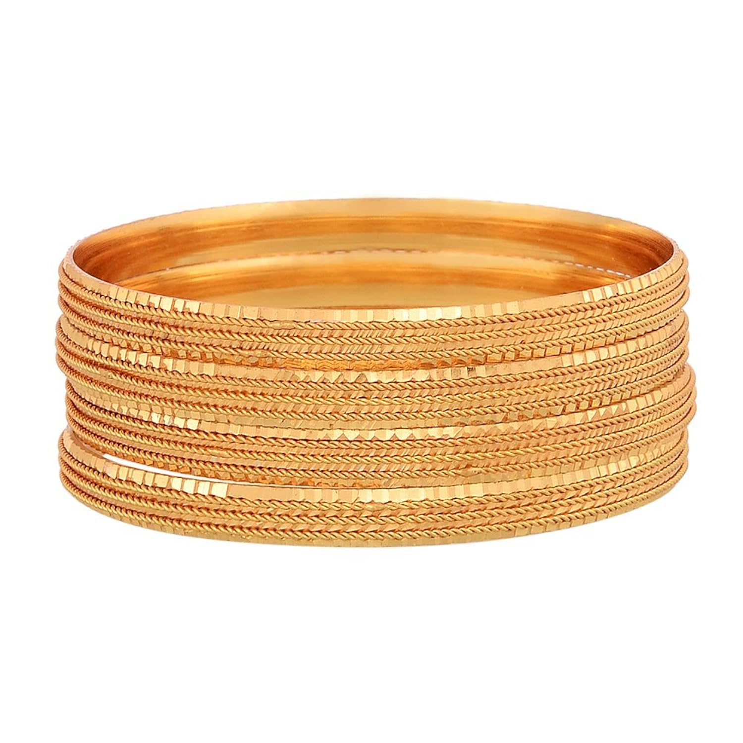 zeneme traditional gold plated designer bangles jewellery for women / girls