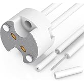 10 Pack G4 Light Socket, MR16 Socket, Letaclanic LED Halogen Lamp Ceramic Wire Connector Base Socket Adapter G4 MR16 MR11 GU5.3 GU6.35 Socket (Pack of 10)