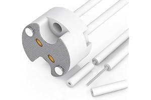 10 Pack G4 Light Socket, MR16 Socket, Letaclanic LED Halogen Lamp Ceramic Wire Connector Base Socket Adapter G4 MR16 MR11 GU5