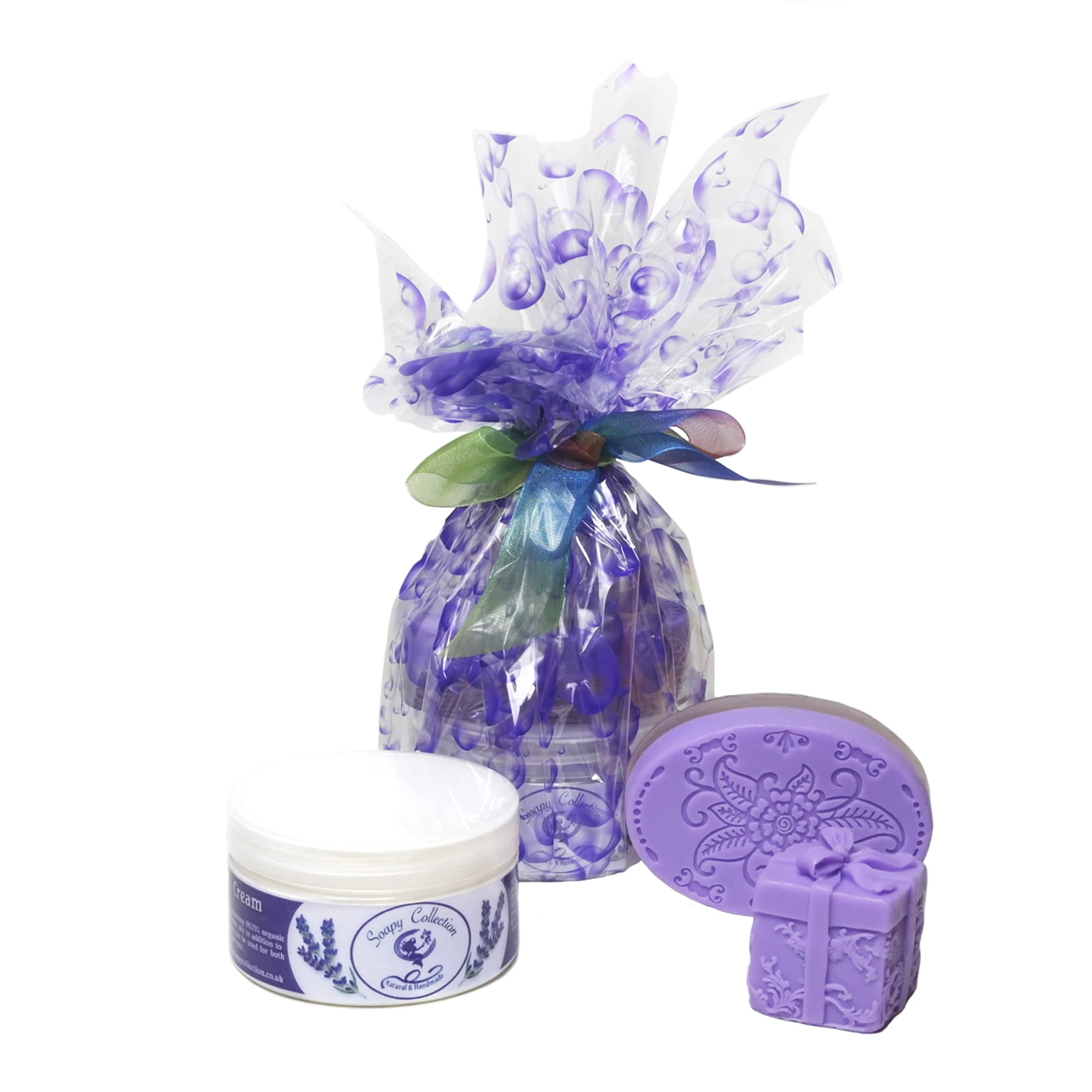 Soapy Collection - Pick'n Mix - Lavender Bath & Body Gift Set for Women Men, Parabens Free, UK Handmade, Christmas, Birthday, Valentine's Soap Gift Ideas
