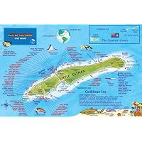 Little Cayman Island Dive Map &amp; Reef Creatures Guide Franko Maps ...