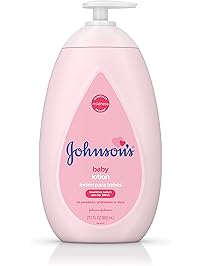 Johnson&rsquo;s Moisturizing Baby Lotion with Coconut Oil, Hypoallergenic and Dermatologist-Tested, 27.1 fl. oz