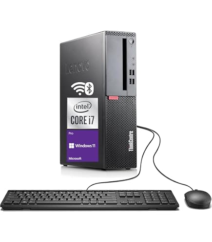 Amazon.com: Lenovo ThinkCentre M910S SFF Desktop, Core i7-6700