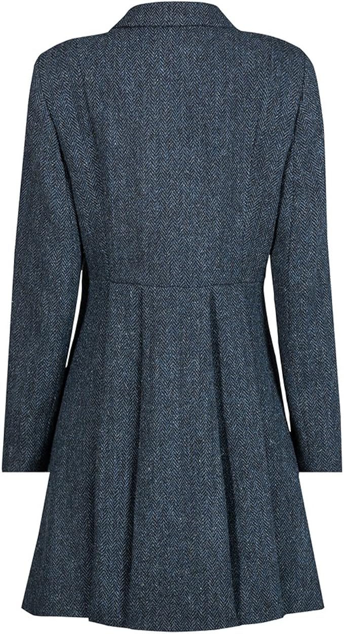 Ladies Blue Tweed Jacket Online, 51 