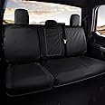 Coverado Rear Bench Car Seat Covers, Waterproof Oxford Back Seat Cover for Car Seat Protector for Kids & Dogs, Compatible with 2015-2024 Ford F150 & 2017-2024 Ford F250 F350 F450, Black