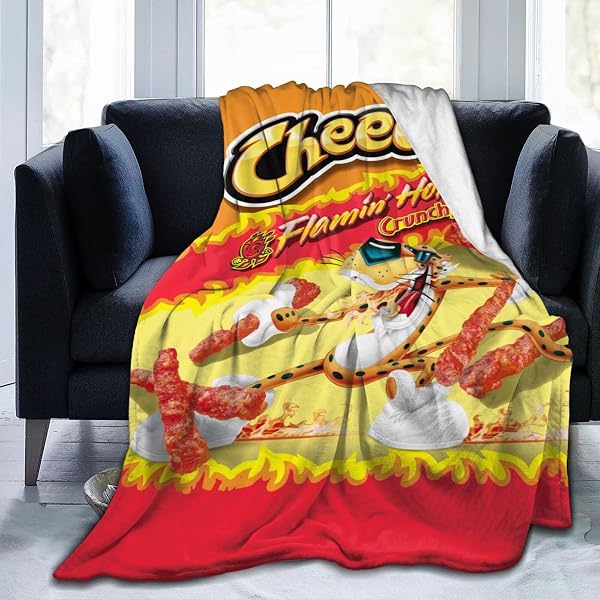Boutique Throw Blanket -Cheetos Crunchy Flamin Hot Super