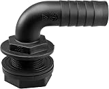 Cost Wise Water Butt Elbow 3/4 BSP to 3/4 Barb with Nut & Washer