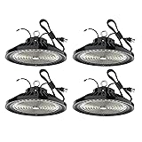 JOMITOP 200 Watt UFO High Bay LED Lights, Dimmable