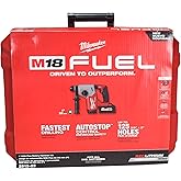 Milwaukee 2912-22 M18 FUEL Brushless Lithium-Ion 1 in. Cordless SDS Plus Rotary Hammer Kit (6 Ah)