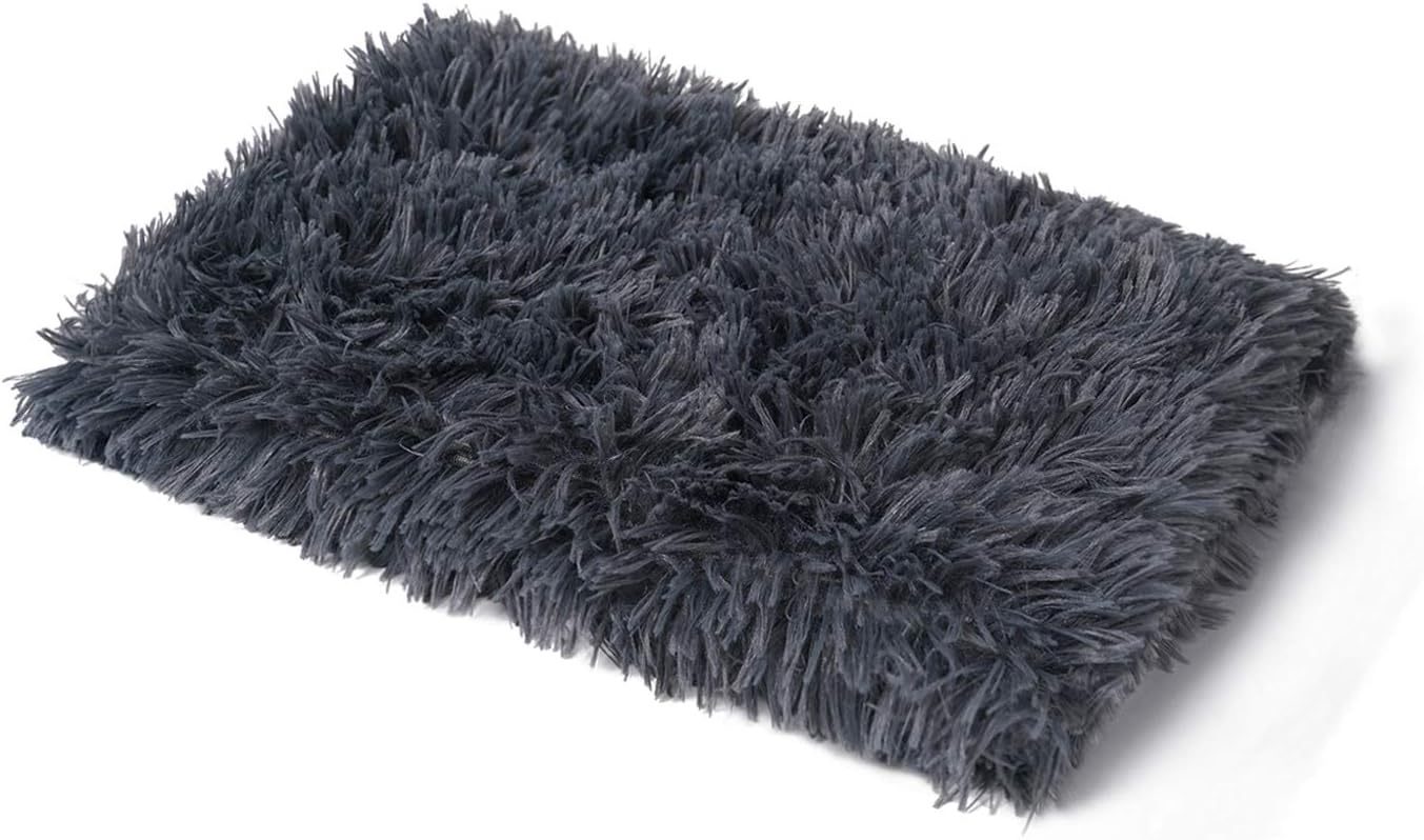 Luciphia Puppy Dog Blankets,Faux Fur Pet Blanket Soft Flannel Throw for Cats Rabbits Light Grey Small: Home & Kitchen