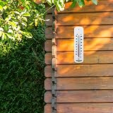 Thermometer World Accurate Indoor Outdoor Room Thermometer Blue view 4