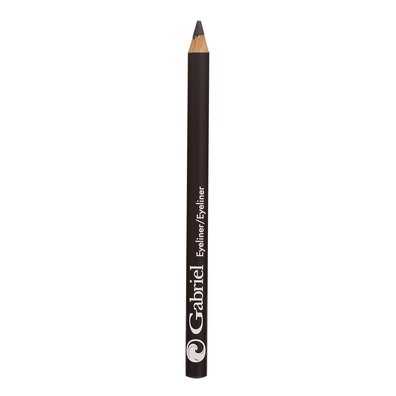 Gabriel Cosmetics, Eyeliner, Charcoal, 0.04 Ounce,Classic Eyeliner, Natural, Paraben Free, Vegan, Gluten-free, Cruelty- free, Non GMO, long lasting, Infused with Jojoba Seed Oil, SuperSmooth formula.
