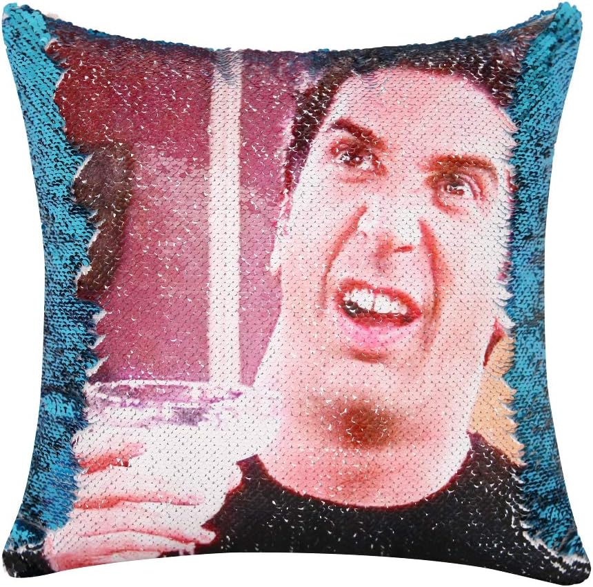 bob ross sequin pillow