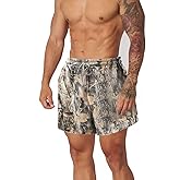 RSGMU Mens Camo Shorts Y2k Casual Summer Drawstring Camouflage Graphic Shorts Men Cotton Camo Sweats Streetwear Basketball