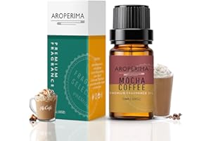 AROPERIMA Mocha Coffee Fragrance Oil, Premium Grade Scented Oil for Aroma Diffusers, Perfume, Candle and Soap Making - 10ml