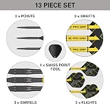 Target Darts Bolide Void 90% Tungsten Dart Set 26G Black Swiss Points view 5
