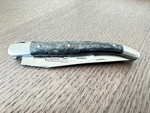 Laguiole En Aubrac Handmade Luxury Plated Folding Pocket Steak Knife
