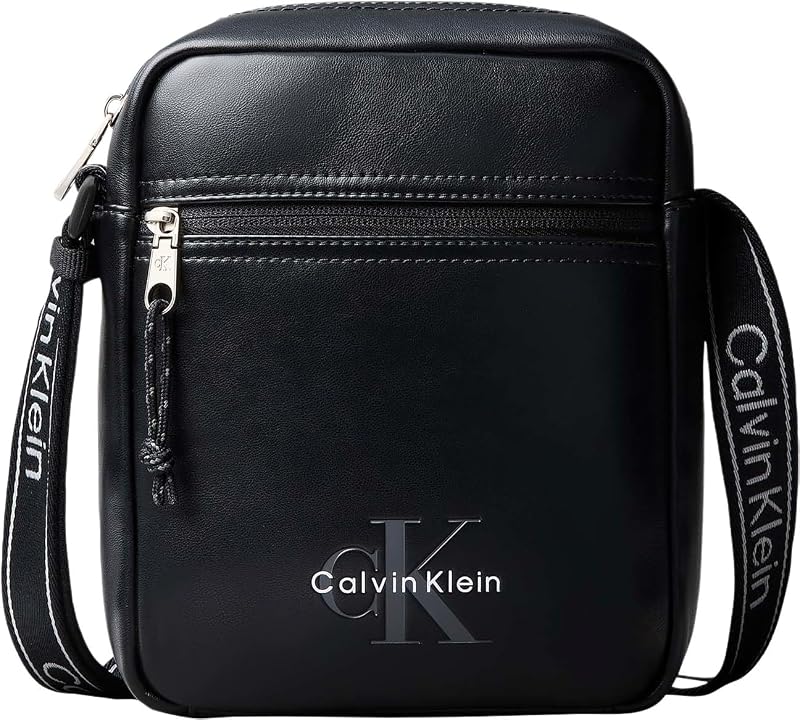 Herren Bold Logo Webbing Reporter Lv04d3418g Crossover, Schwarz (Schwarz), Einheitsgröße — Foto 1 von 4