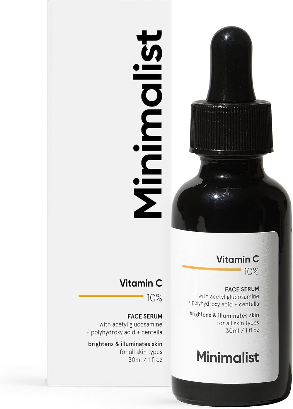 Minimalist Vitamin C 10% Serum 30 ml Brightening Hydration All Skin Types