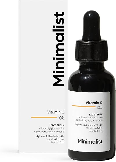Minimalist Vitamin C 10% Serum 30 ml Brightening Hydration All Skin Types