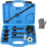 ReluxGo Wheel Bearing Puller Removal Motorcycle Tool Kit for Harley Davidson, Wheel Bearing Removal and Installation Tool for 3/4" 1" 25mm Bearings for Hogs from 2000, Wheel Bearing Press (Blue)