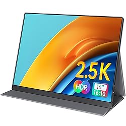 ForHelp 2.5k Portable Monitor 16inch 2560X1600 USB