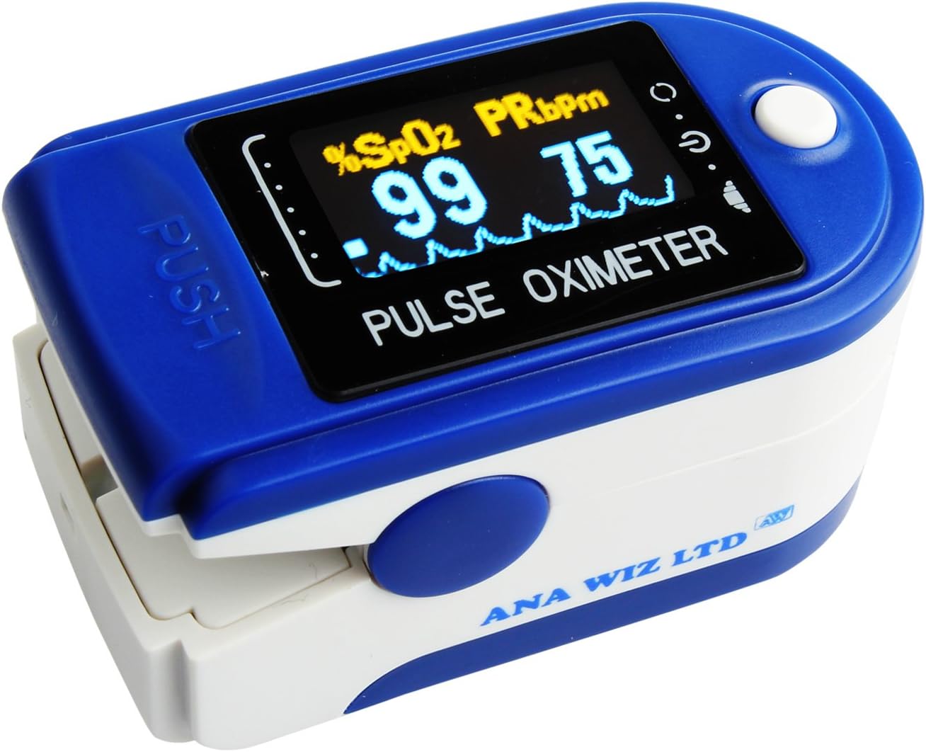 Anapulse Finger Pulse Oximeter, White
