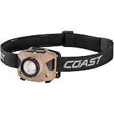 Coast FLX7 700 Lumen LED Headlamp with Twist Focus, 3 x AAA Alkaline Batteries Included