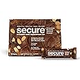 Andrew Lessman Secure Complete Meal Replacement Bars - Chocolate Brownie Almond Crunch - 12 ct box –7g Protein Bars. 50%-200% of the RDI of 11 Vitamins plus Inulin Fiber. Low Calorie Meal Replacement Bars. Gluten-Free, Dairy-Free, Vegan, Non-GMO.