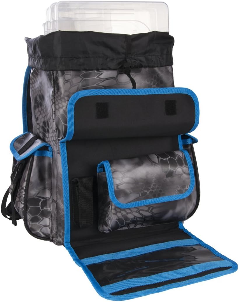 Plano PLAB36800 Tackle Storage, Z- Series Rust Free 3600 Size Tackle Bag, Kryptek Raid/Blue, Includes Five 3650 Stowaway Boxes, No-Slip Molded Bottom Design, Premium Tackle Storage, Kryptek Raid Blue: Sports & Outdoors
