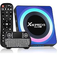 Android TV Box 11.0 - 4GB RAM/64GB ROM - Processeur S905W2 Quad-Core - WiFi Dual-band 2.4G/5G - 4K H.265