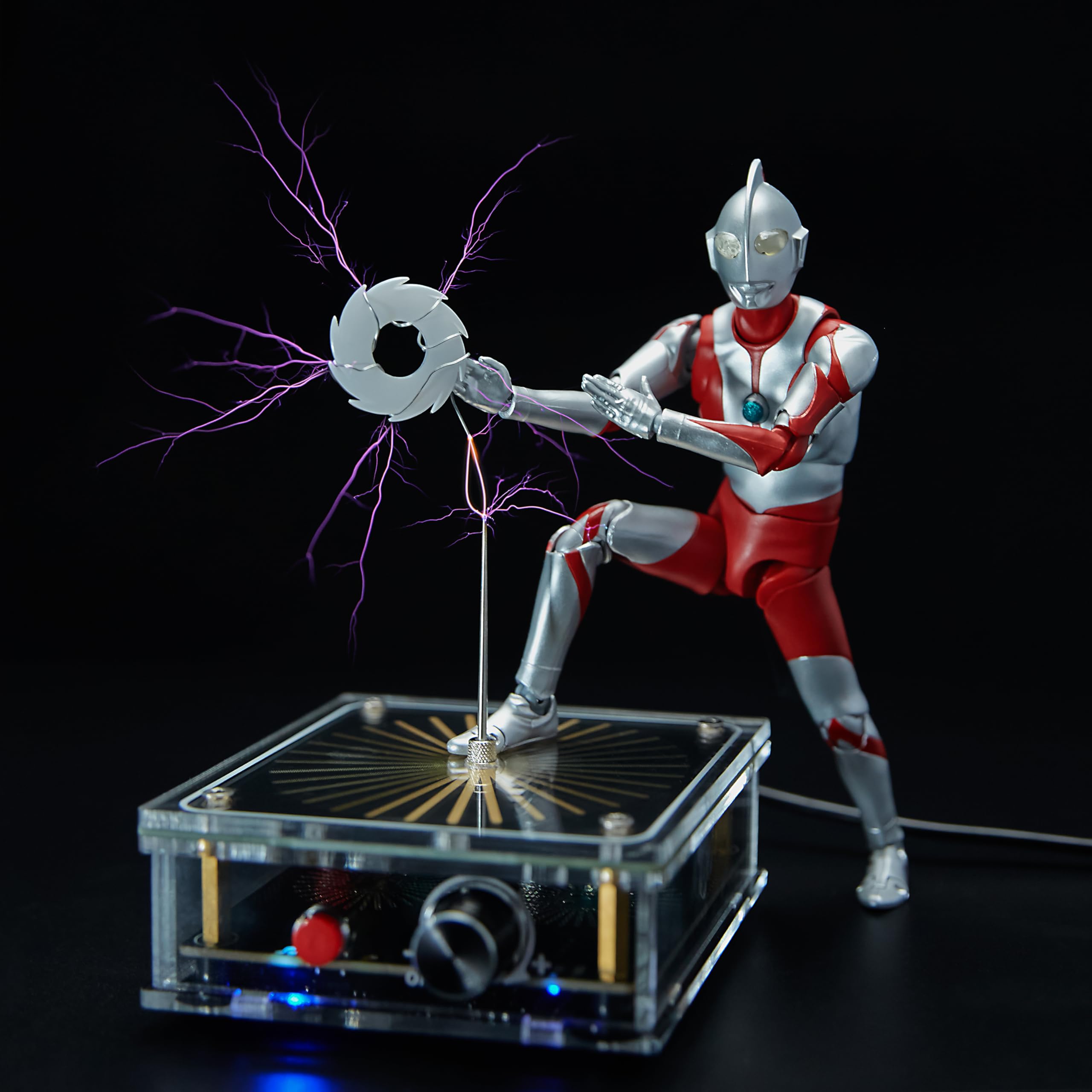 WARDENCLYFFE® Music Tesla Coil Plasma Loudspeaker STEM Educational Physics Toy (Model:Tesla Coil 8)