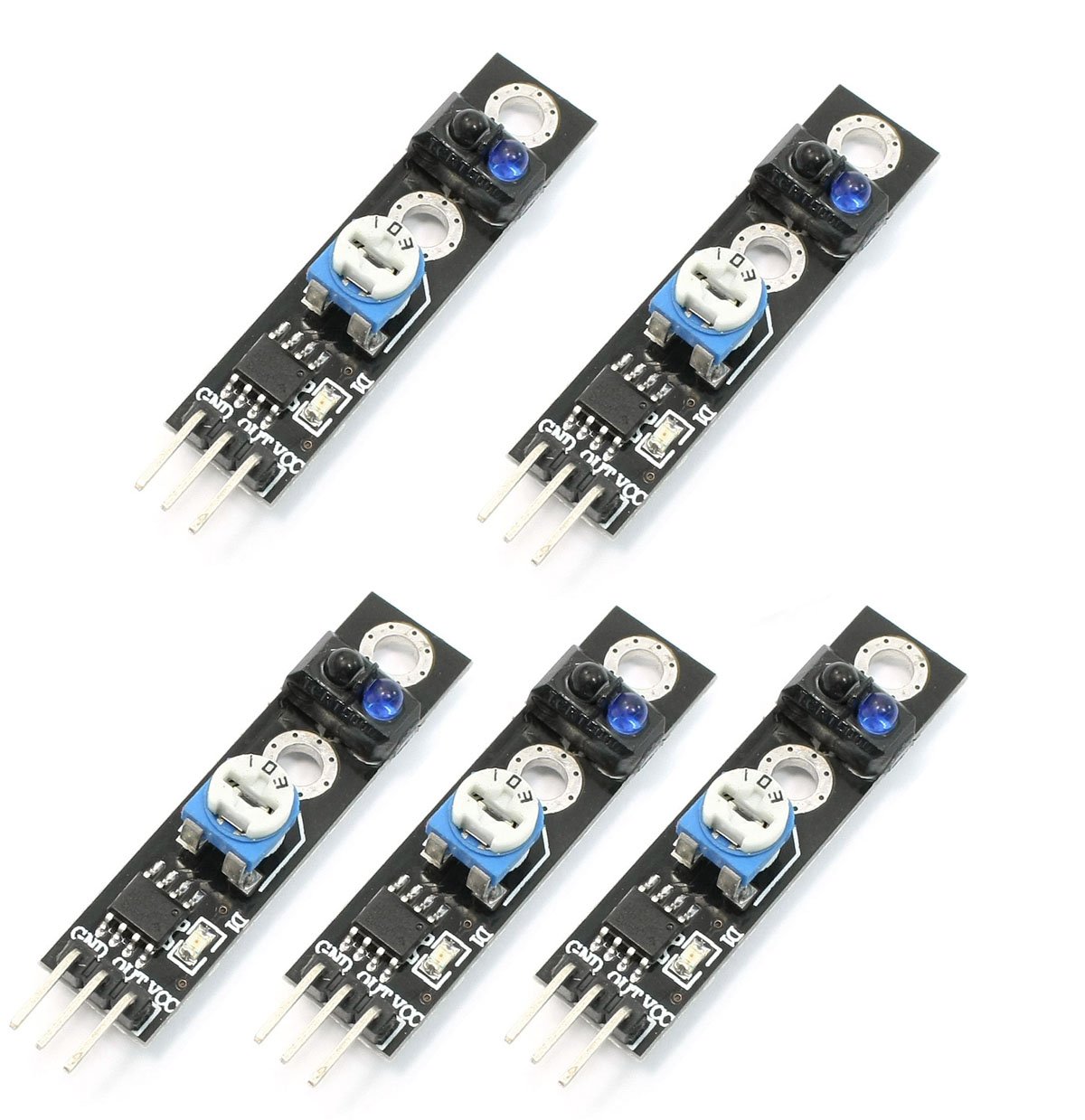 DollaTek 5PCS Line Hunting Sensor Module