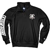 Blue 84 NHL unisex-adult Nhl Officially Licensed Quarter Zip Sweatshirt Team Color