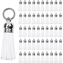38mm1.5 Faux Leather Tassels50pcs Pink Mini Tassel